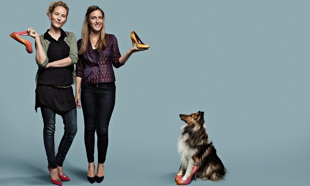 Man's best friend: Beyond Skin's Natalie Dean and Heather Whittle. Photograph: Alex Lake for the Observer Alex Lake/Observer