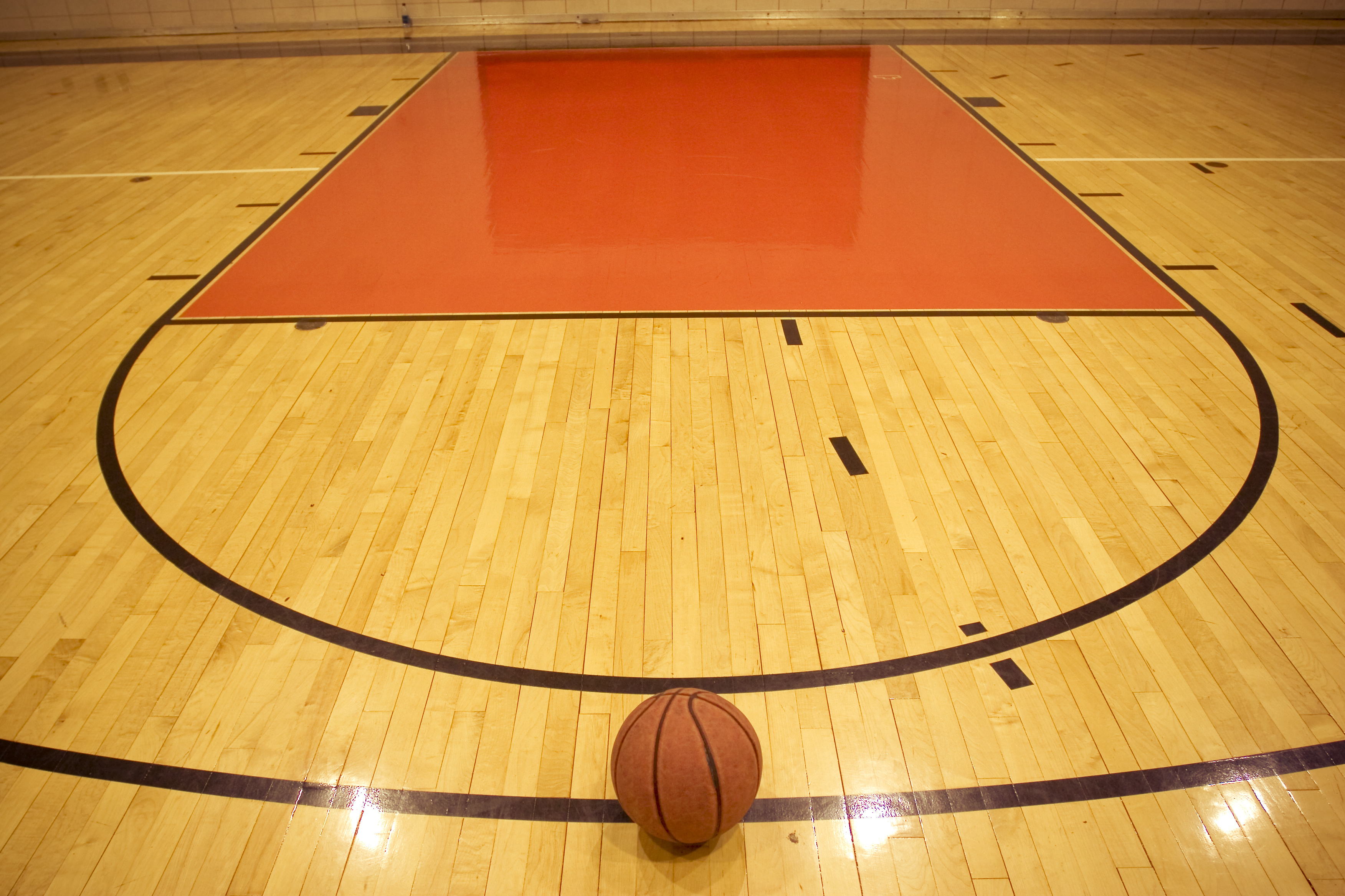 Slam Dunk Polyurethane Is On The Court, Basketball Hardwood Floor